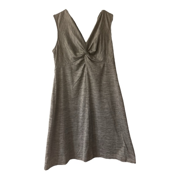 Eddie Bauer Dresses & Skirts - Eddie Bauer Casual Summer Gray and White Sleeveless Tank Dress Size Medium